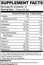 100% BXNNED whey protein isolate - VANILLA DREAM