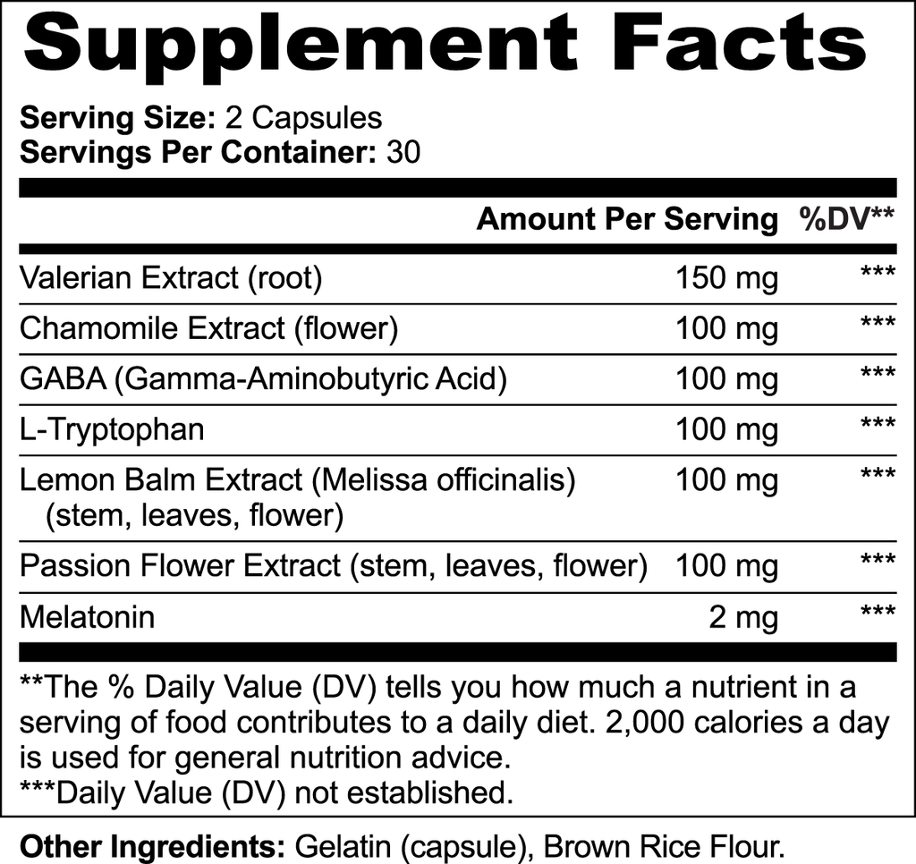 BXNNED Sleep Aid Capsules