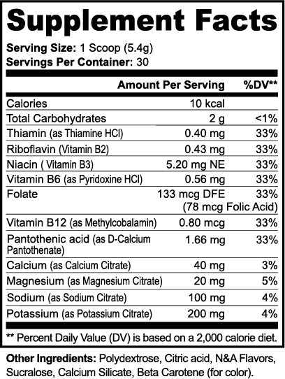 BXNNED Lemonade Hydration Powder